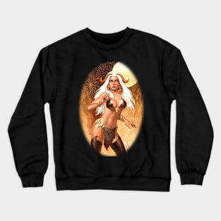 Whitehaired Devilgirl Crewneck Sweatshirt